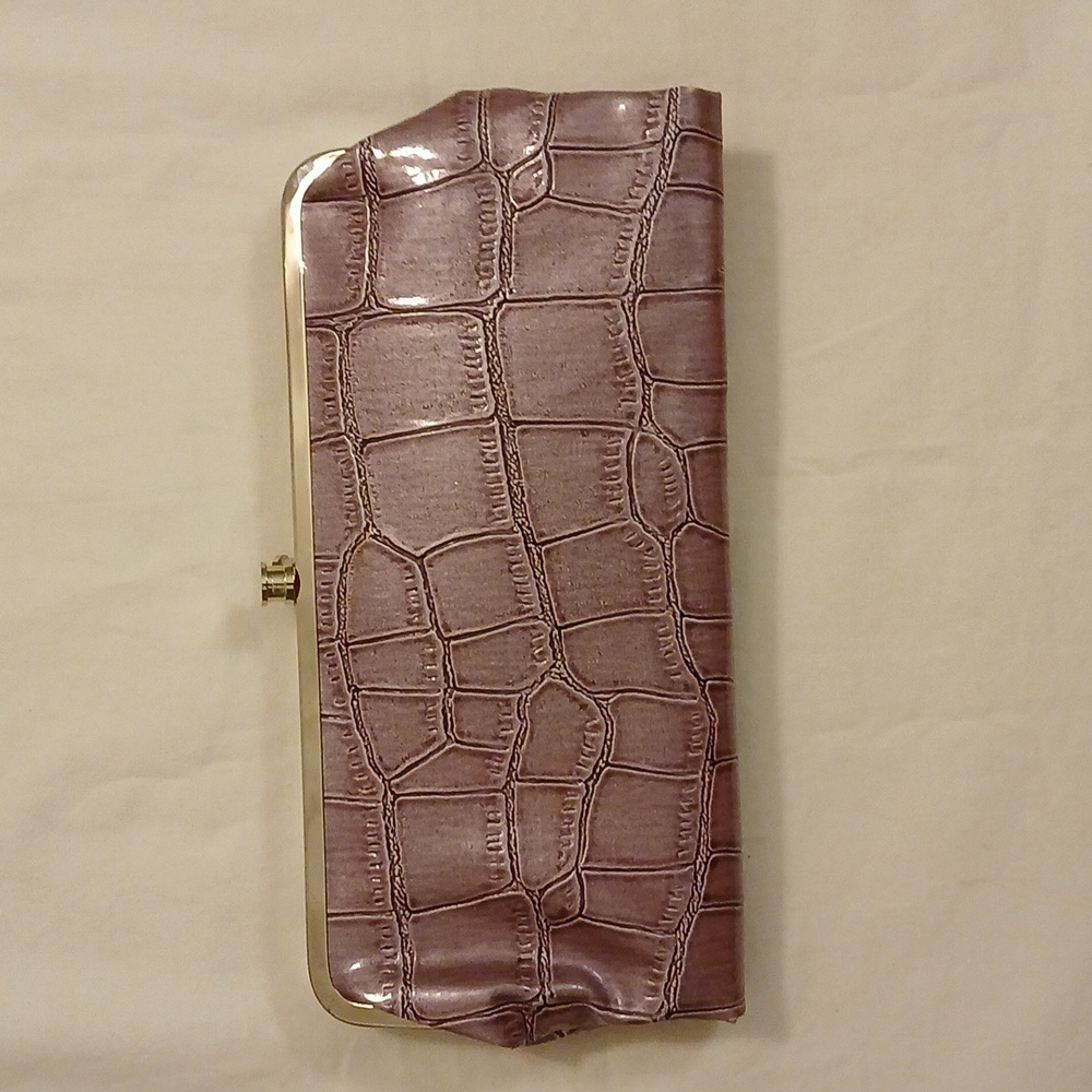 Braaciano faux croc kiss lock wallet. - Picture 3 of 16